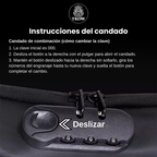 Mochila Antirrobo Impermeable TKOW ® | Bolso Cruzado con Puerto USB y Bloqueo de Seguridad