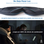 Antifaz Bluetooth TKOW ® | Máscara para Dormir con Audífonos Inalámbricos y Bloqueo Total de Luz