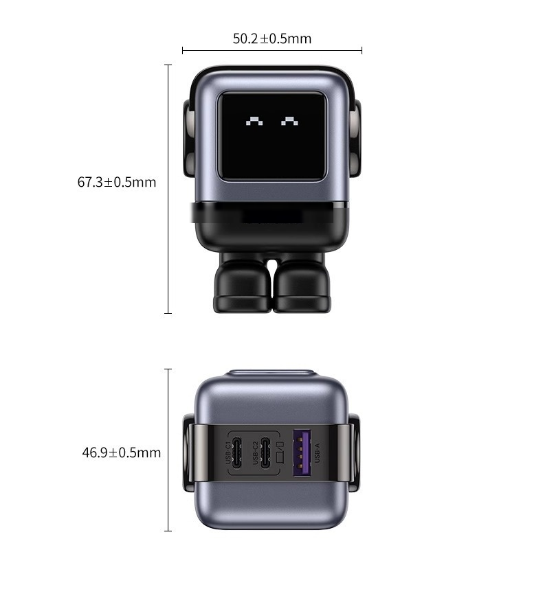 65W Gallium Nitride (GaN) Fast Charger